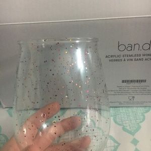 4 pack acrylic stemless wine glasses